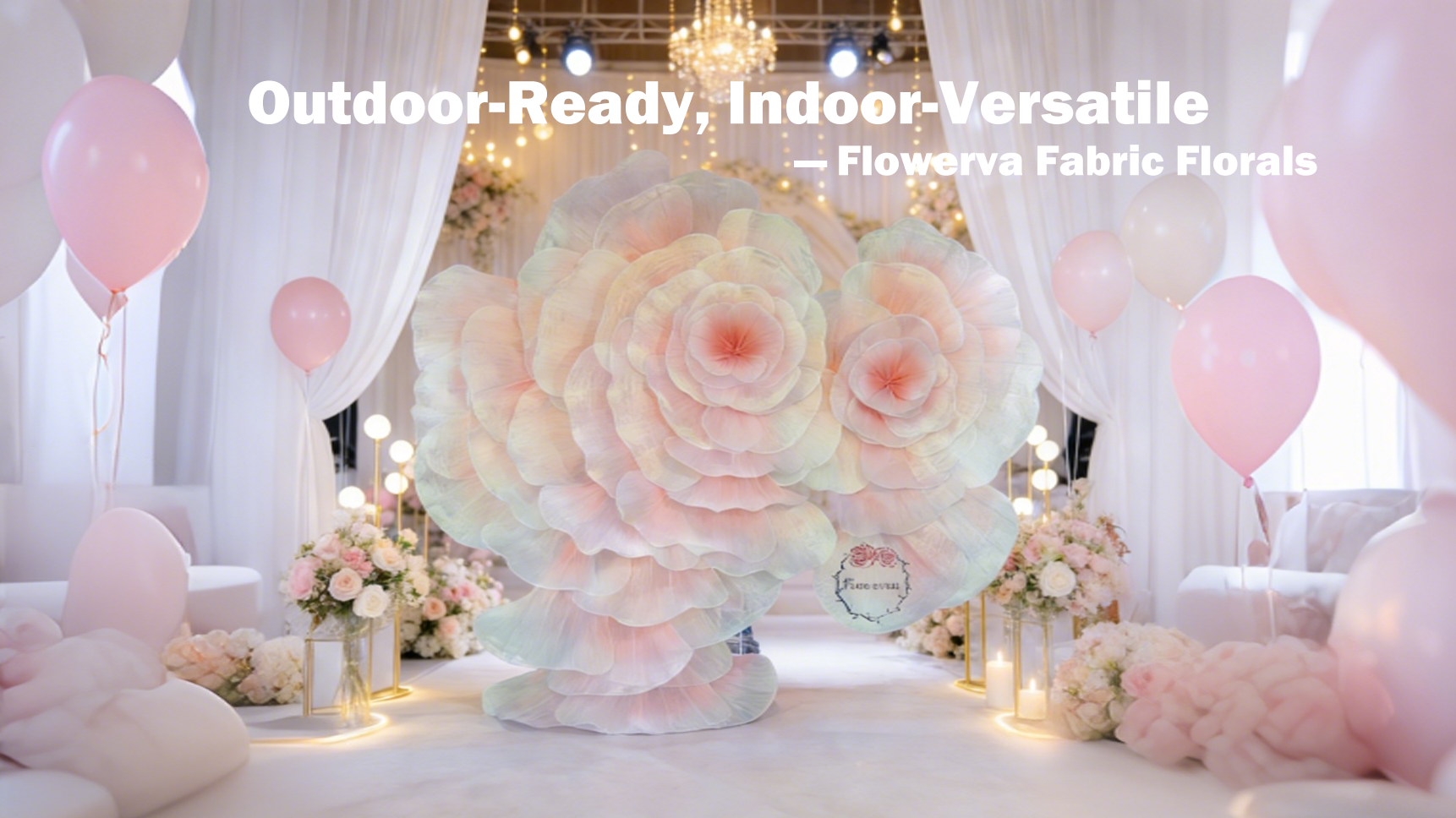 Outdoor-Ready, Indoor-Versatile — Flowerva Fabric Florals