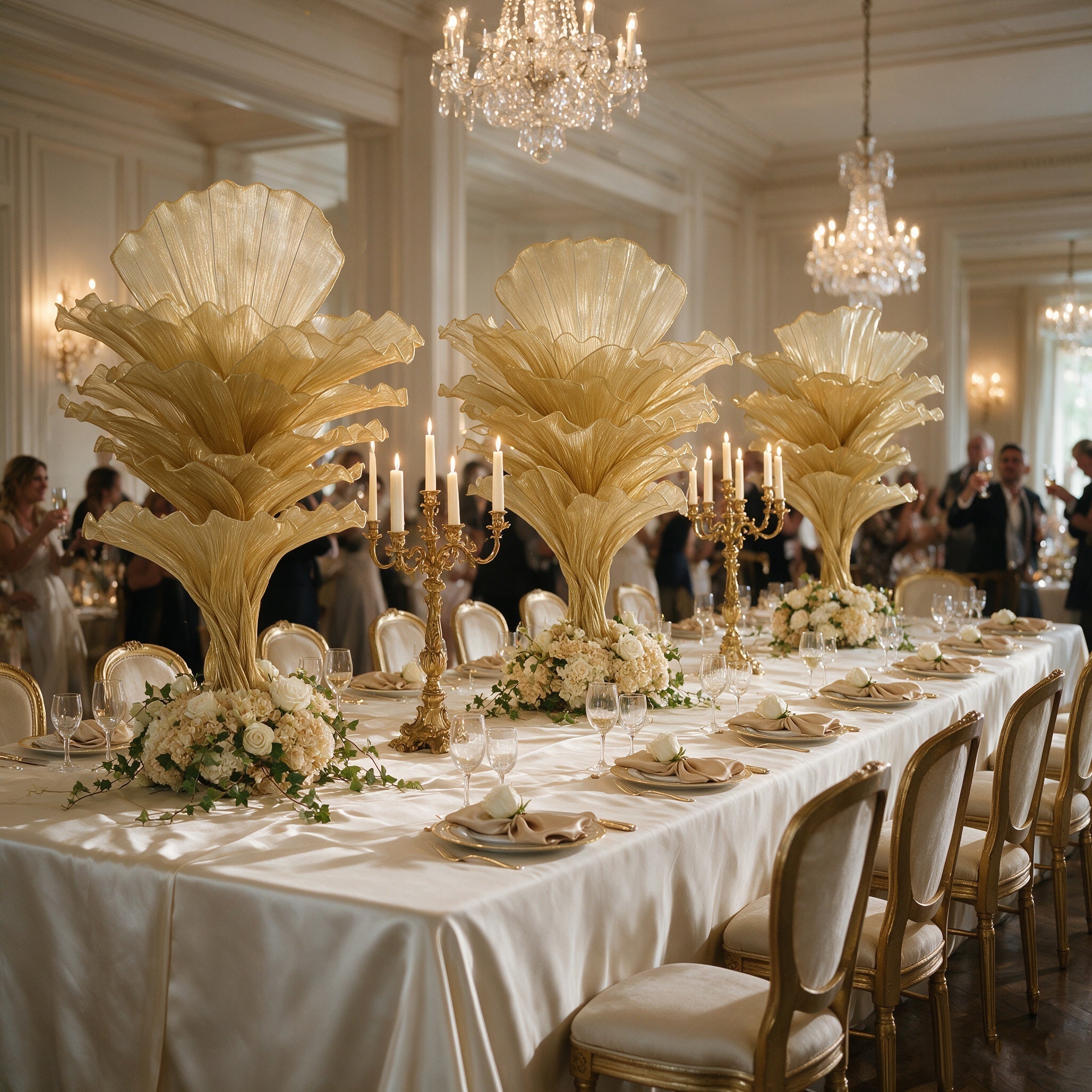The Art of Styling Fabric Flowers for a Luxury Wedding