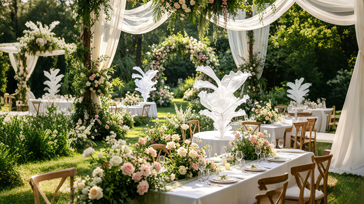 Moroccan Wedding Design: How Flowerva Fabric Flowers Belong to the Setting