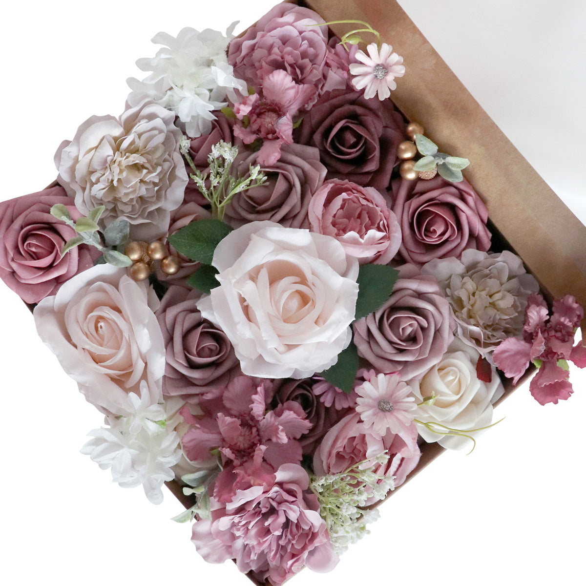Wedding Flower Box Light Pink Rose