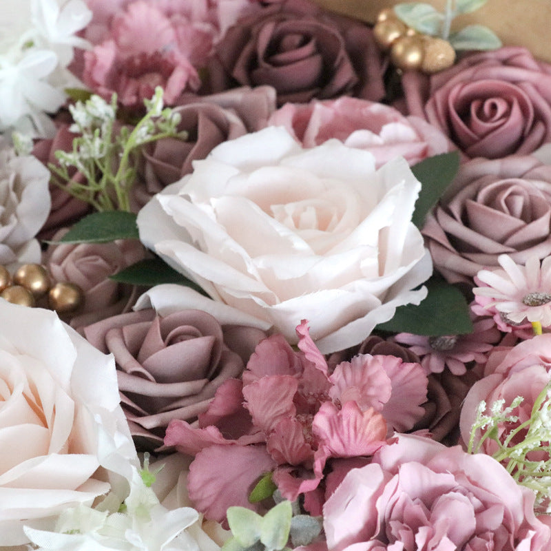 Wedding Flower Box Light Pink Rose