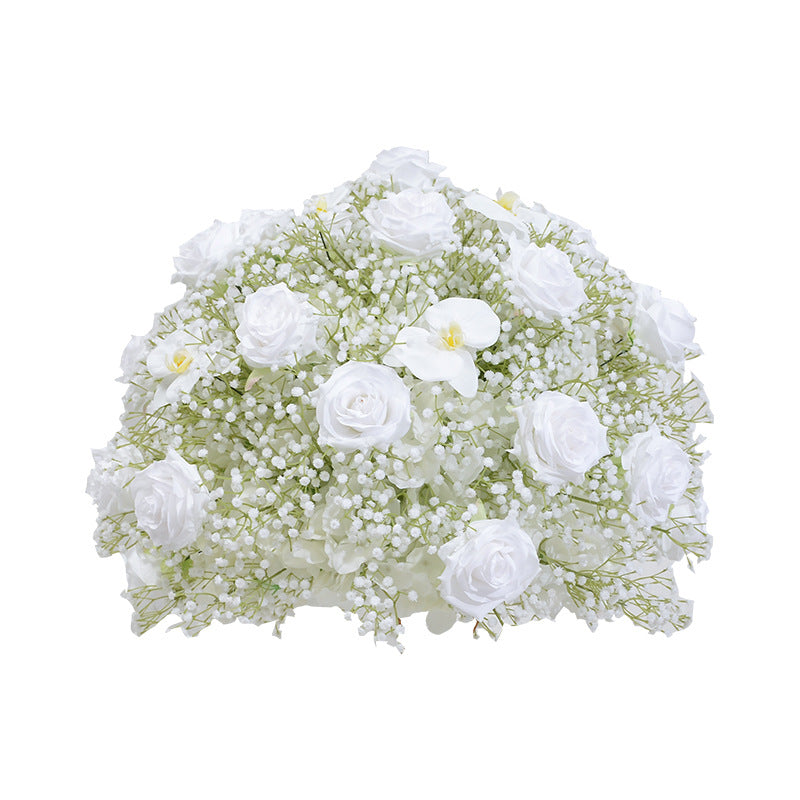 New 5d Full Star Flower Row Wedding Arch Decoration Long Row Flower Wedding Table Window Display Road Lead Flower Ball