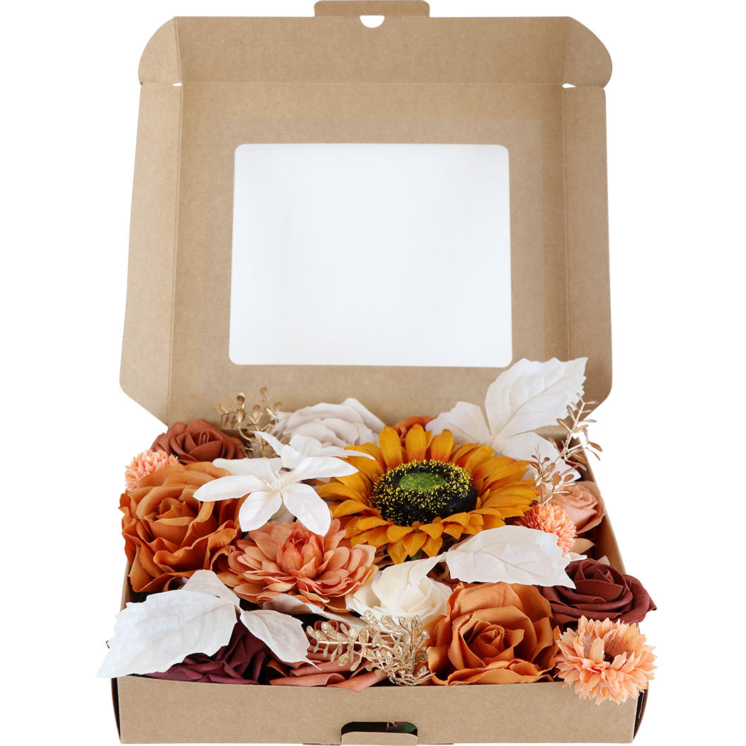 Boîte à fleurs de mariage Tournesol