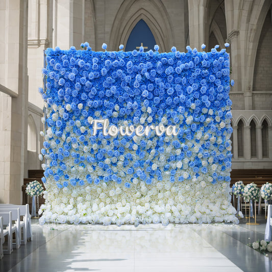 Flowerva Romantic Rose Flower Arrangement Decorating The Flower Wall