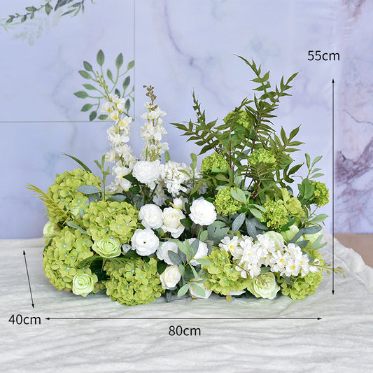Flowerva Forest style artificial flower wedding scene decoration
