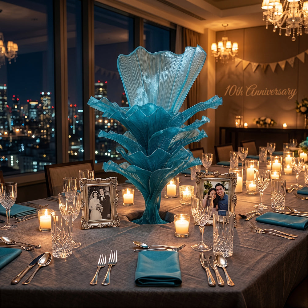 Flowerva "Ocean Love" Wedding Ceremony Deep Lake Blue
