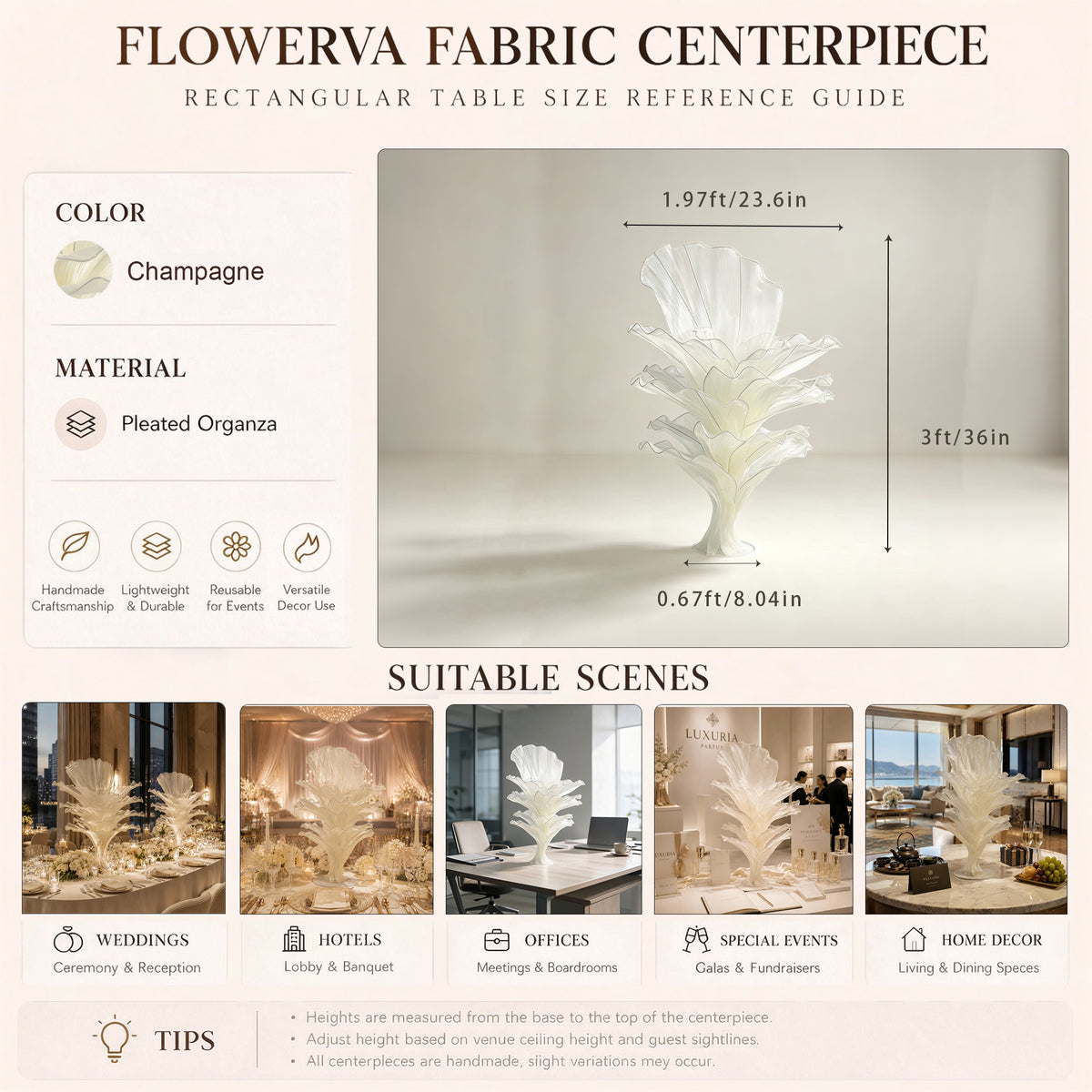 Flowerva Forever Blooming Wedding Home Art Installation