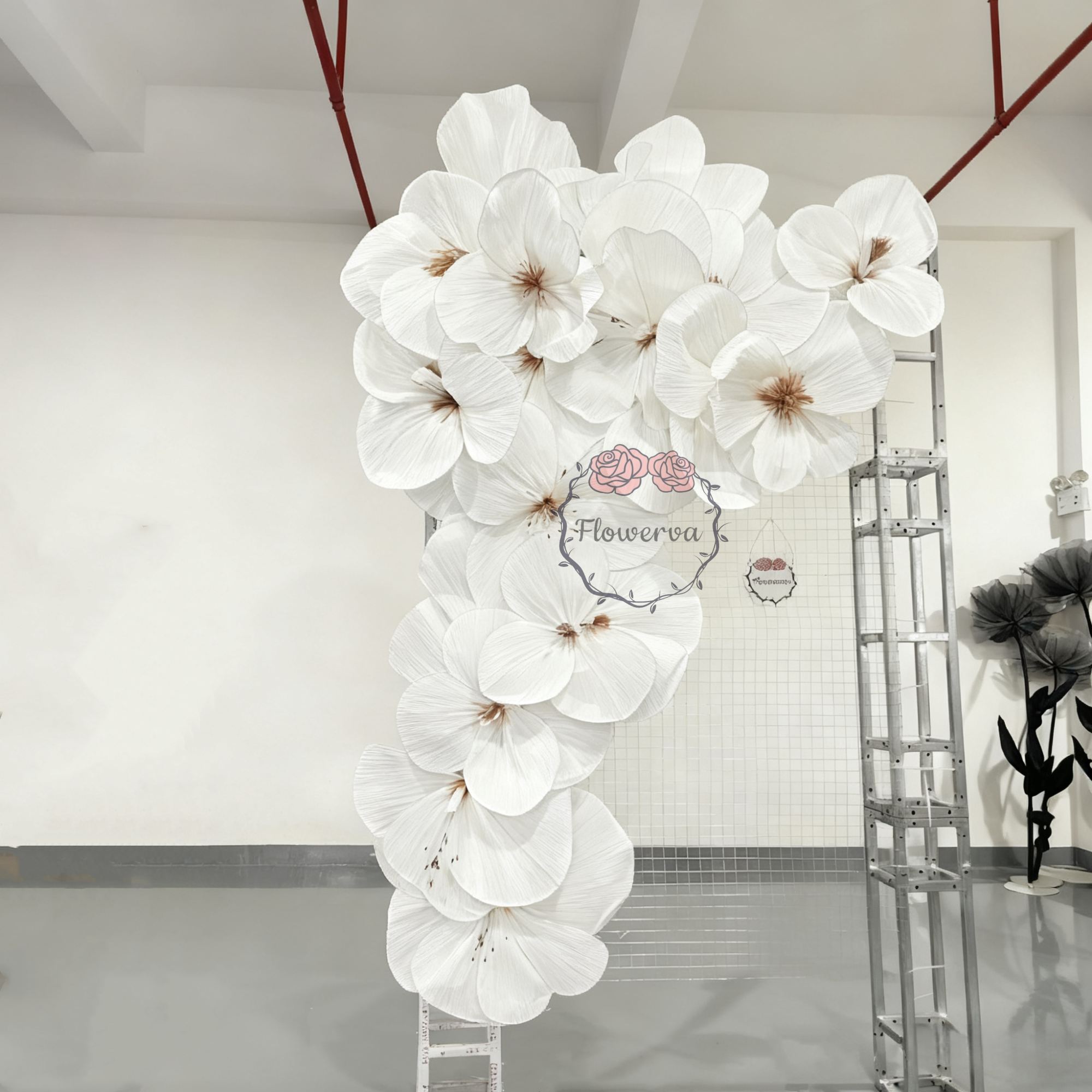 Flowerva Natural Flower Waterfall Artistic Aesthetic Wedding Decoration