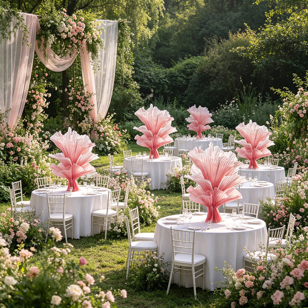 Flowerva "Romantic Light" Table Flower Wedding Decoration/Home Decor