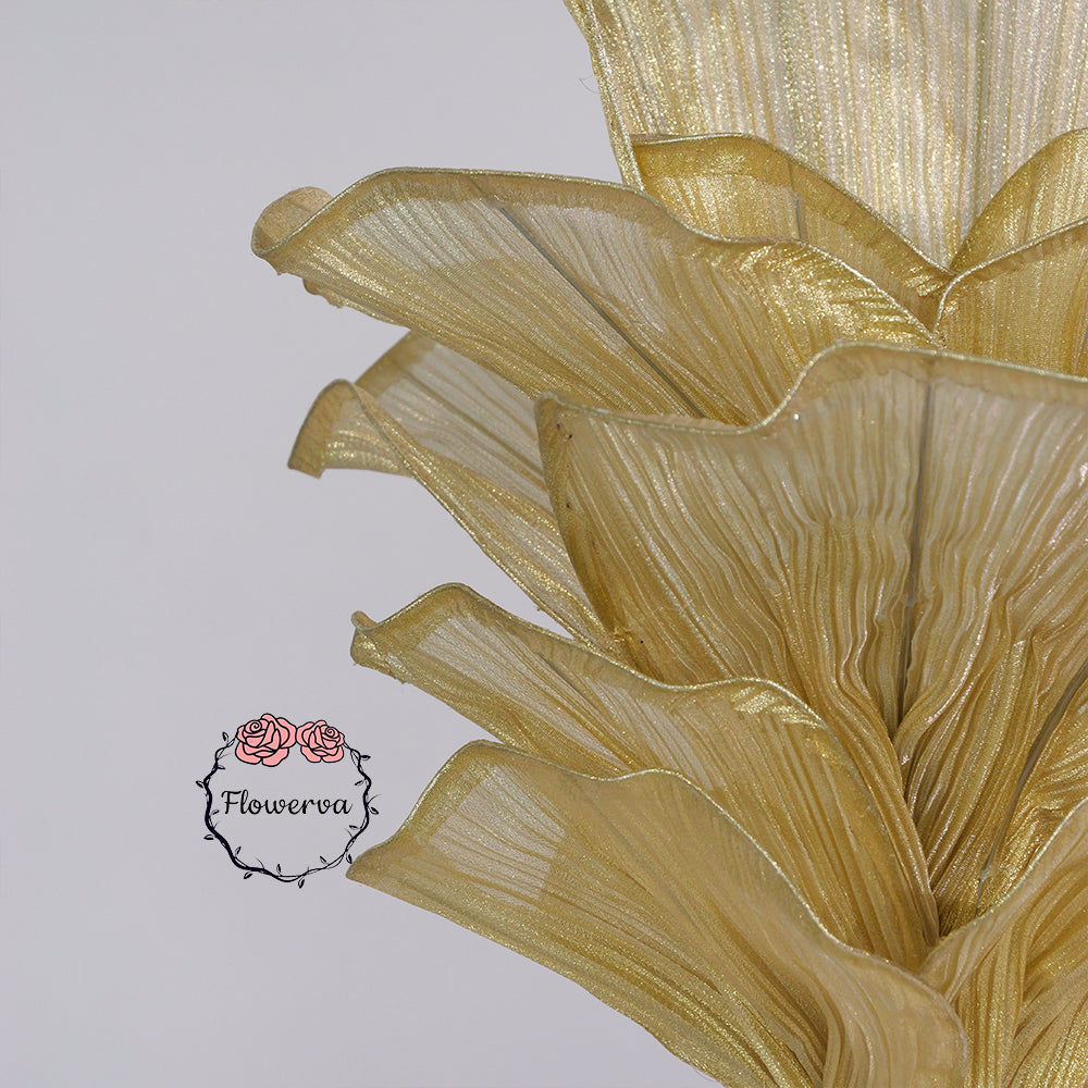 Flowerva Champagne Gold French Vintage Wedding and Home Art Decoration
