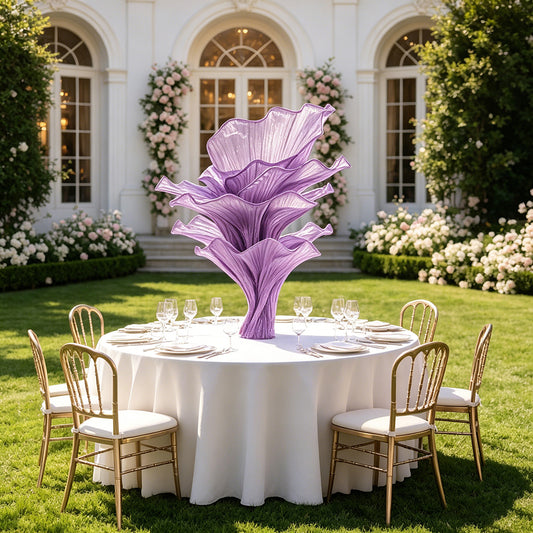 Flowerva Amethyst Wedding and Home Art Decoration