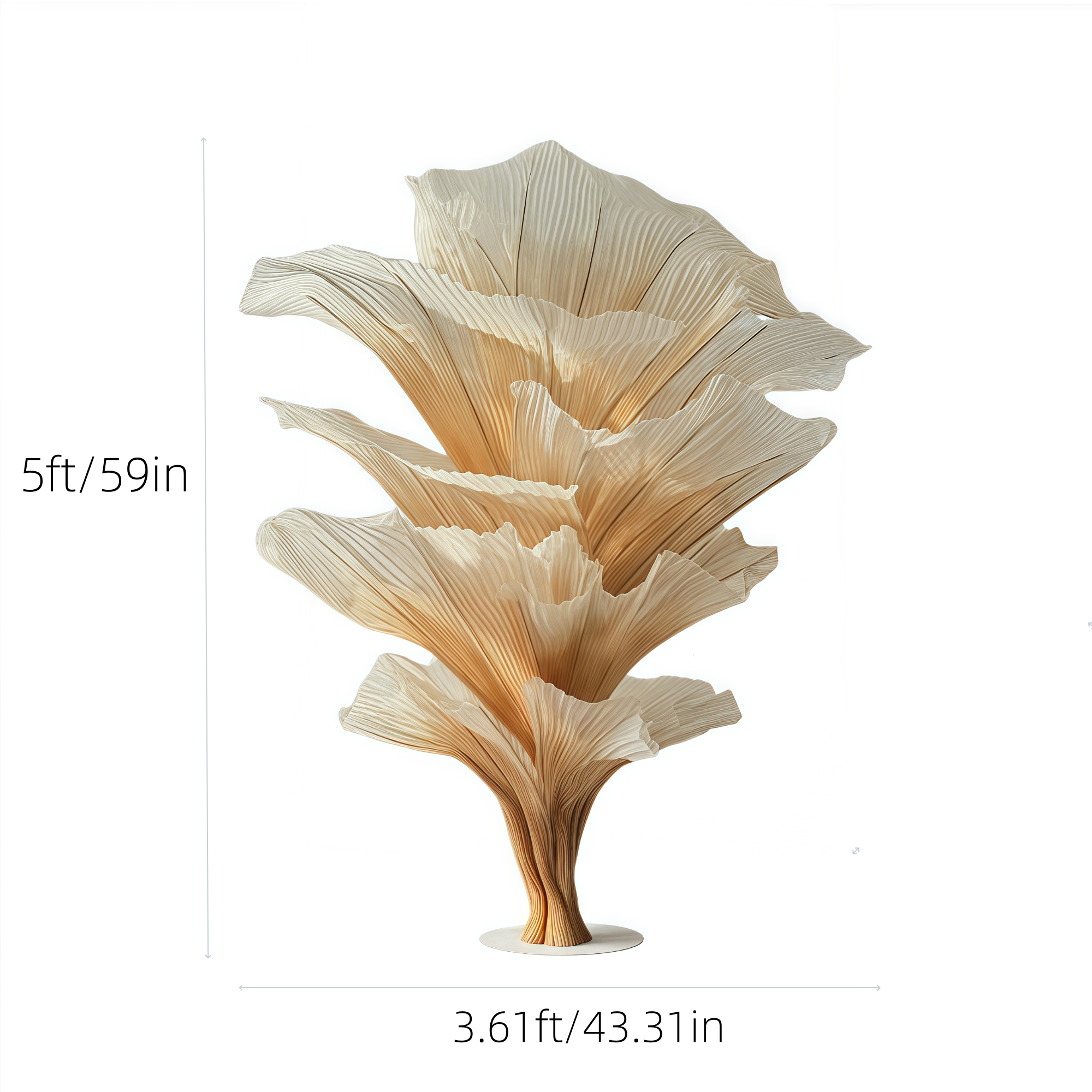 Flowerva "Romantic Light" Table Flower Wedding Decoration/Home Decor