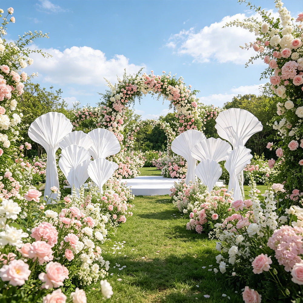Flowerva Aetherial Plume Wedding Decor