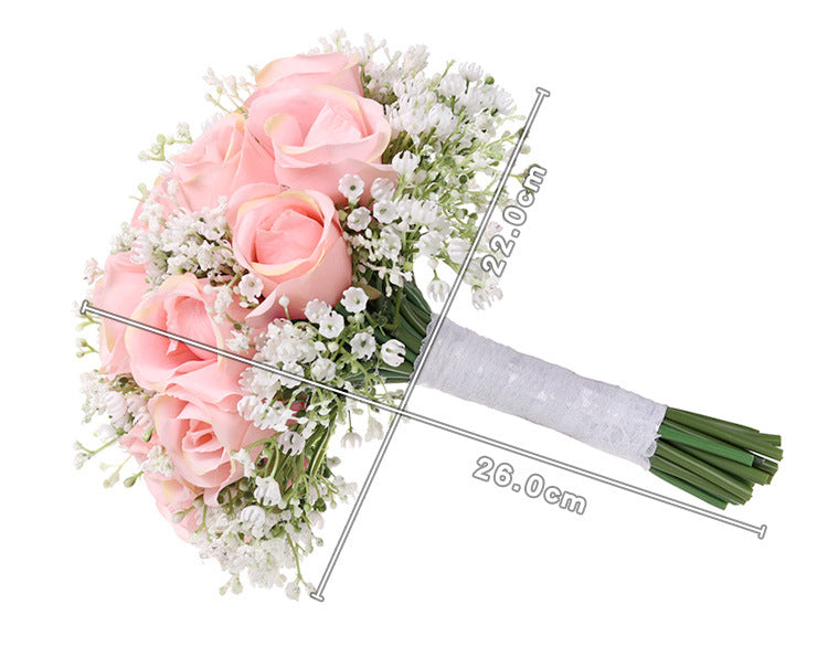 Hand Bouquet Full Sky Star Silk Flower