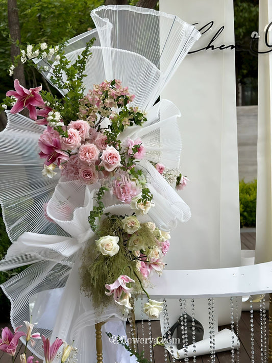 36 Colors Options Great Pleated Organza Crinkle Fabric 6324