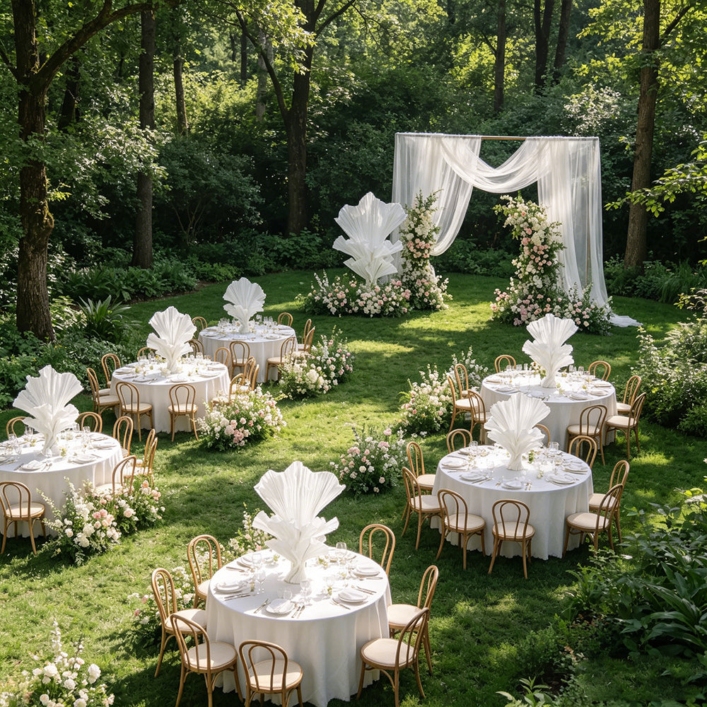 Flowerva "Romantic Light" Table Flower Wedding Decoration/Home Decor