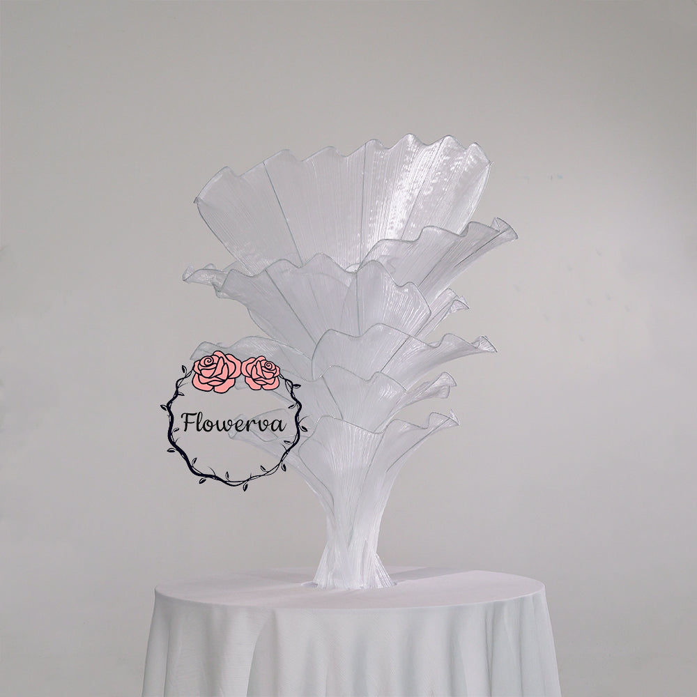 Flowerva Artistic Table Flower Wedding Decor Pure White 100cm