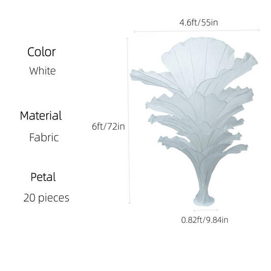 Flowerva Height Fabric Table Flower Wedding Decor(Without Flowers)