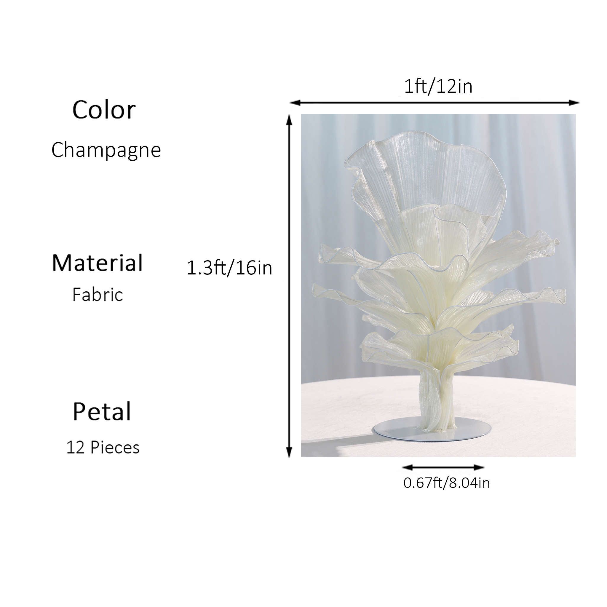Flowerva Versatile Table Florals for Weddings, Events & Everyday Decor