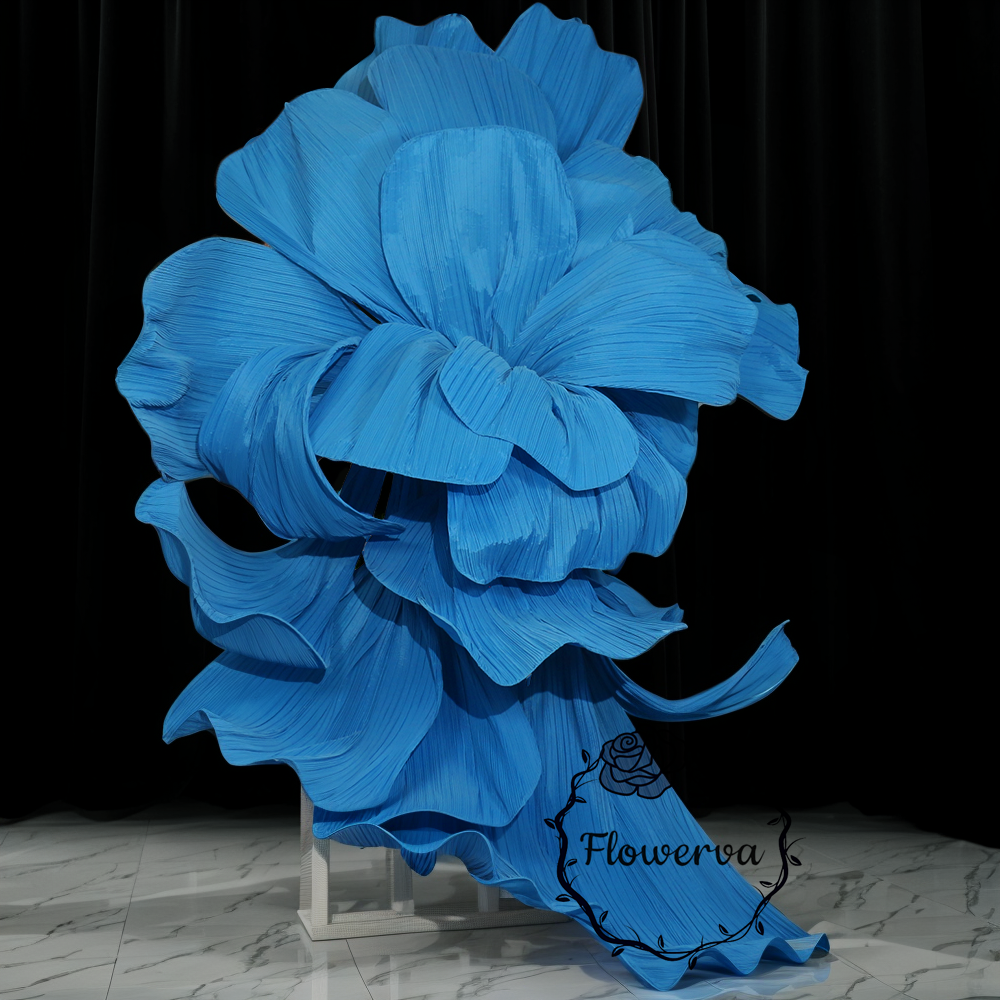 Flowerva Giant Blue Flying Sky Flower Shape Event Decor