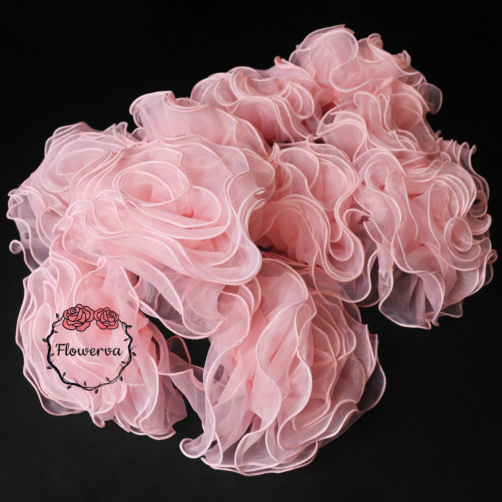 Flowerva Super Fluffy Organza Flower Wedding Decor
