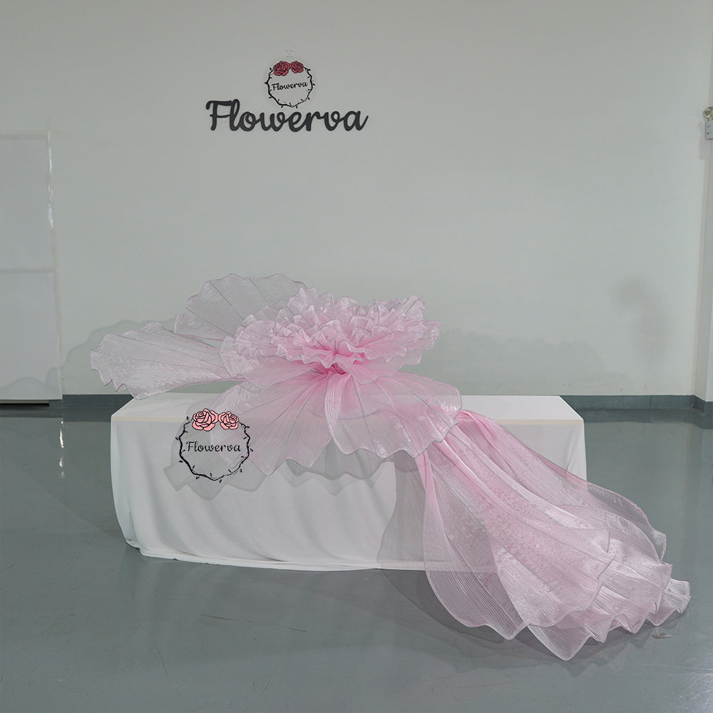 Flowerva Luminous Ruffle Veilscape Wedding Decoration