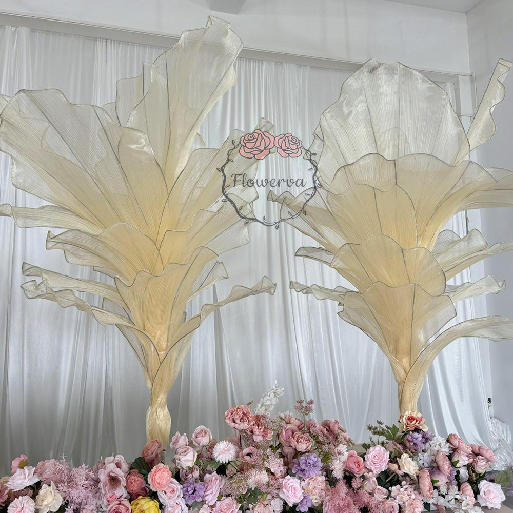 Flowerva Fabric Table Flower Wedding Decor(Without Flowers)