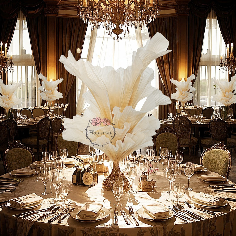 Flowerva "Romantic Light" Table Flower Wedding Decoration/Home Decor