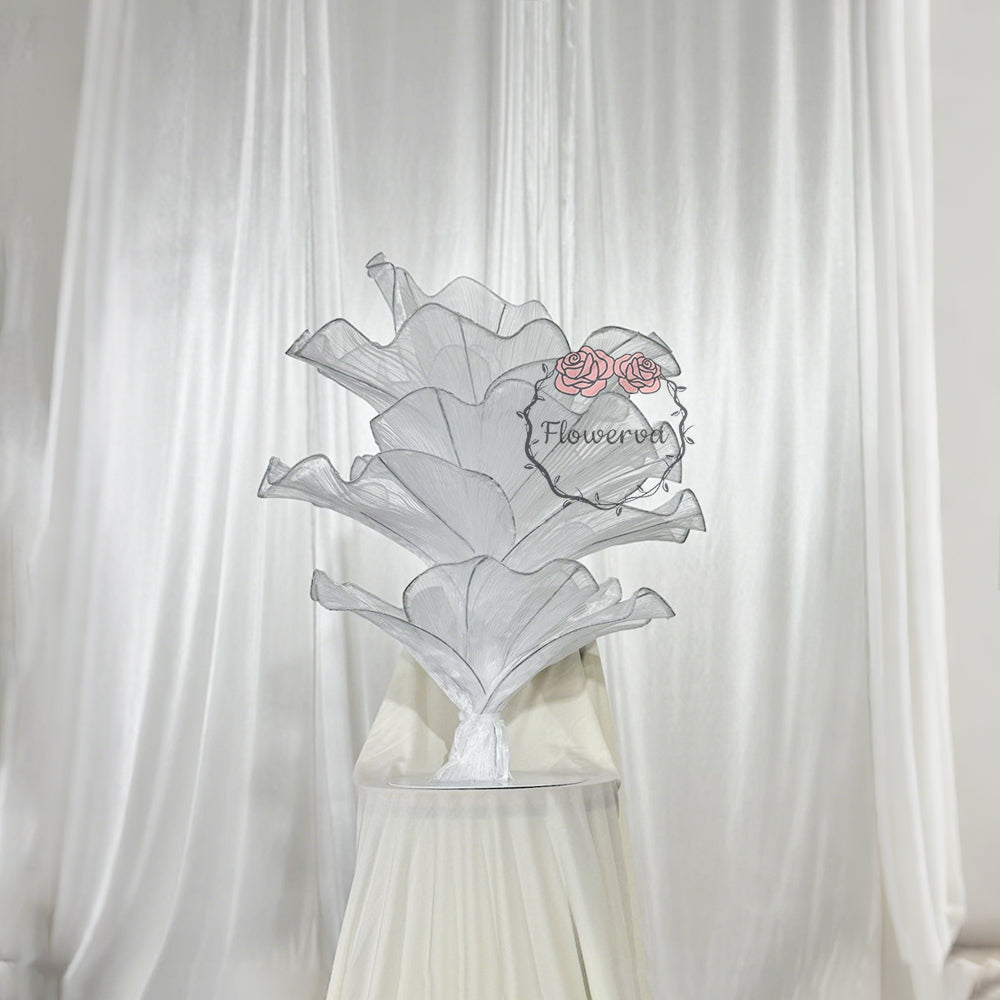 Flowerva Graceful Champagne Table Flower Wedding Decoration(With Base)