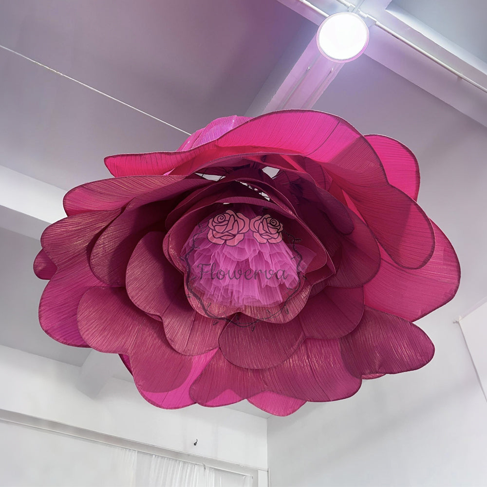 Flowerva Giant Suspended Fower Wedding Art Installation