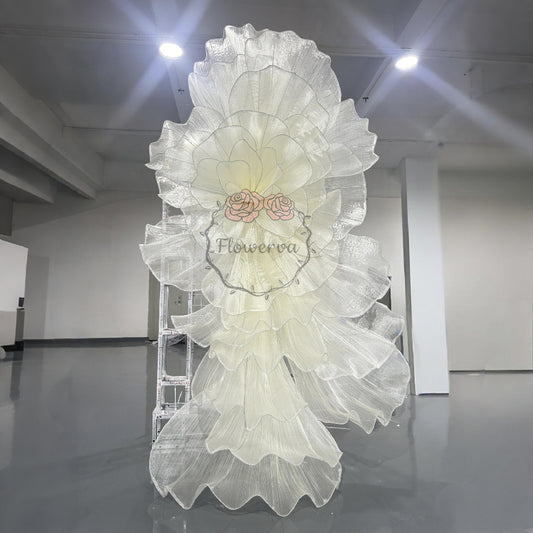 Flowerva Wedding Decoration Fabric Backdrop Decoration