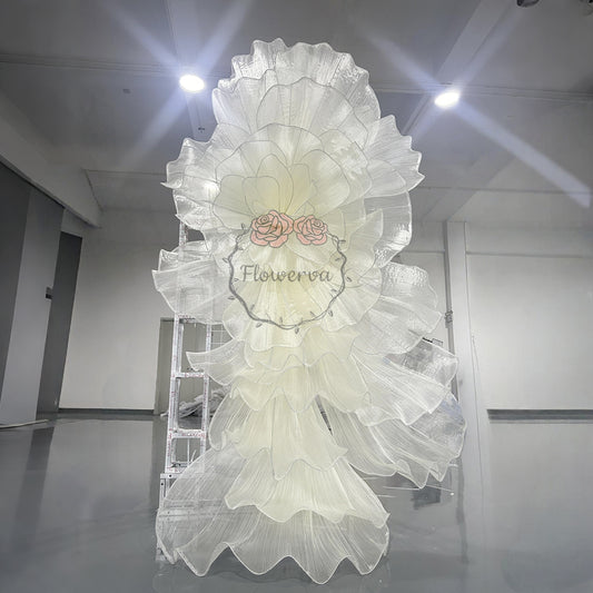 Flowerva Wedding Decoration Fabric Backdrop Decoration