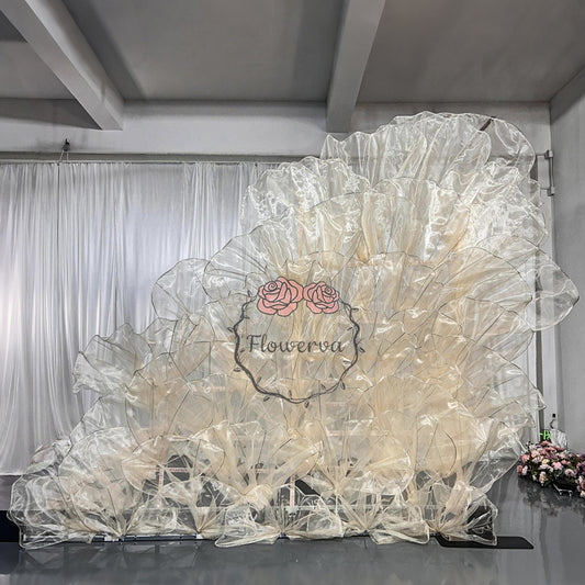 Flowerva Woven Dreams Wedding Floral Wall Art Installation