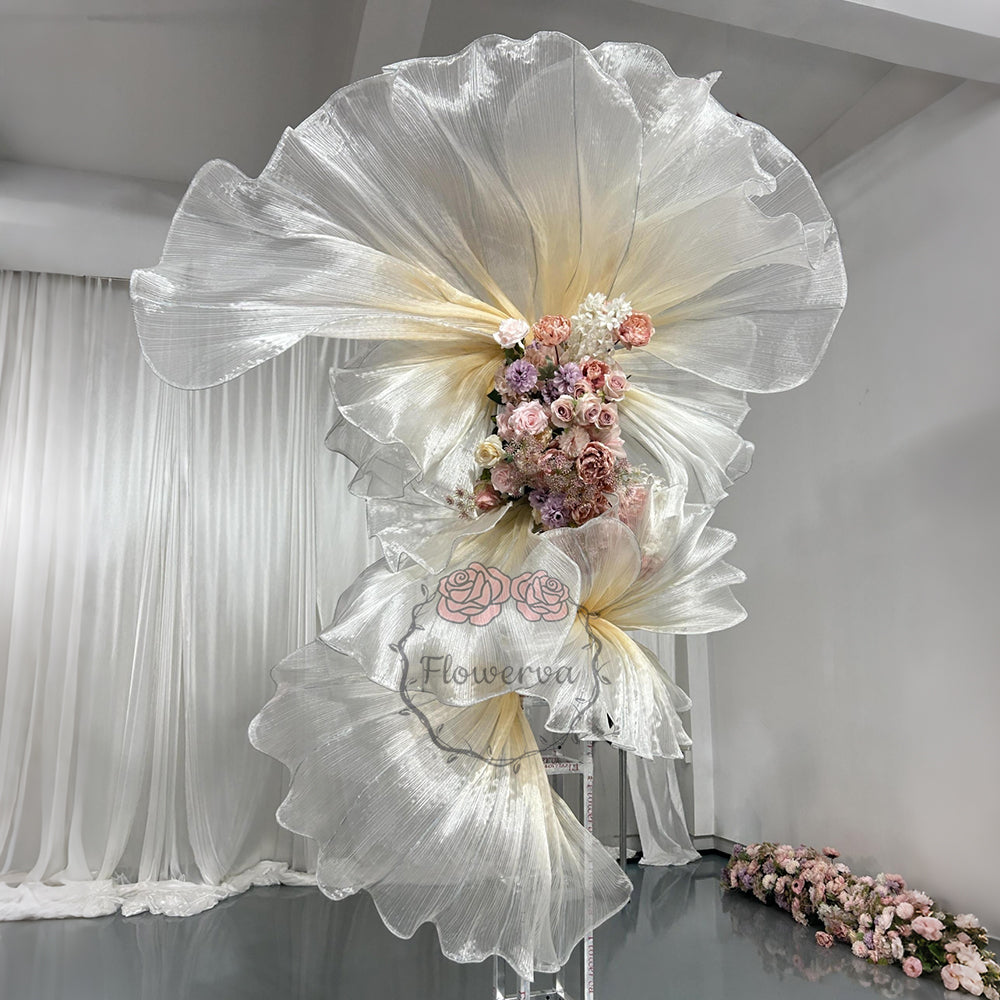 Flowerva Space Floral Sculpture Wedding Creative Installation