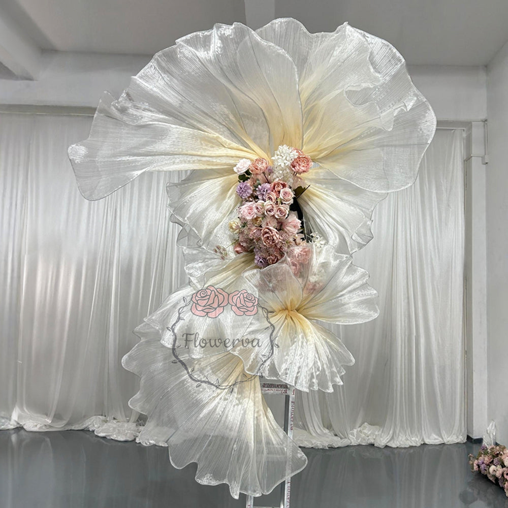 Flowerva Space Floral Sculpture Wedding Creative Installation