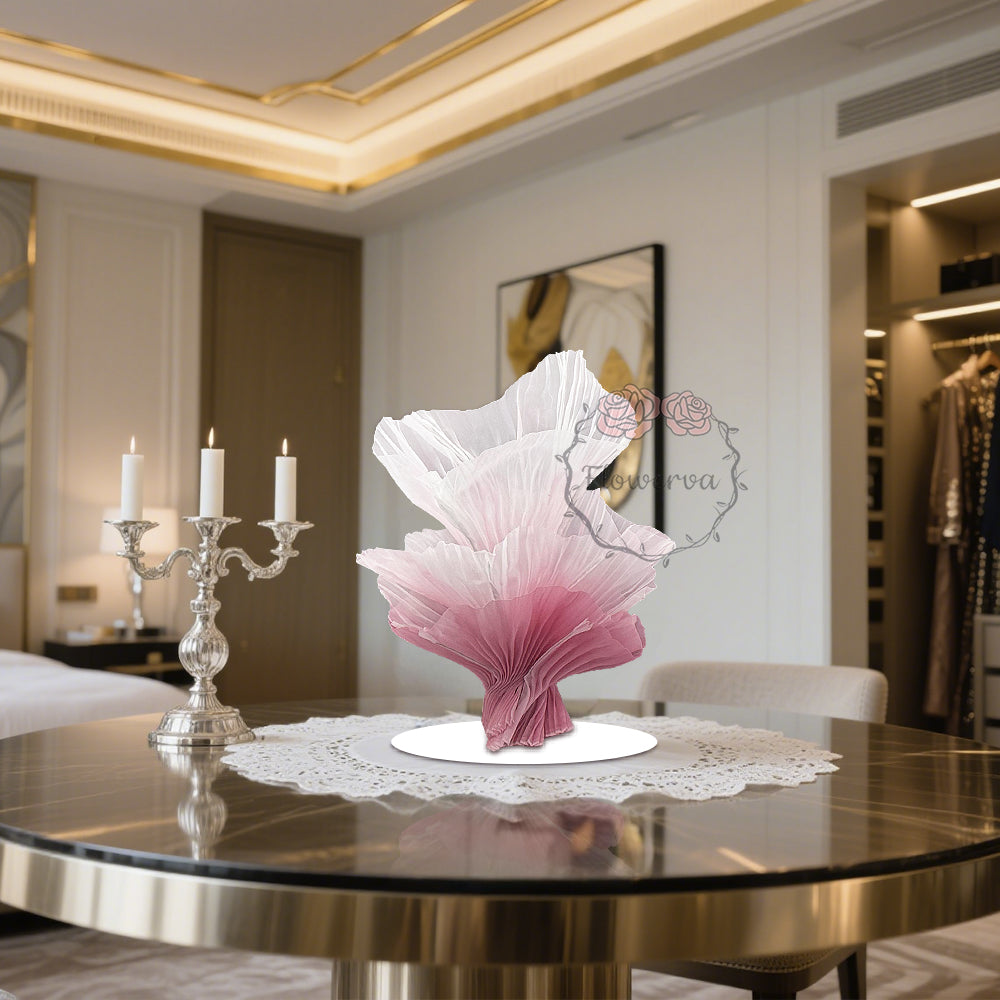 Flowerva "Romantic Light" Table Flower Wedding Decoration/Home Decor
