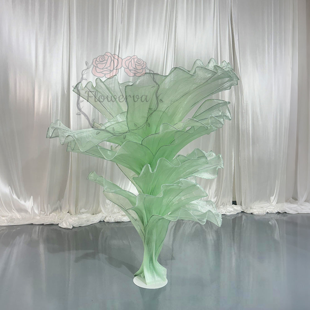 Flowerva Premium Grey Table Flower Wedding Decoration (With Base)