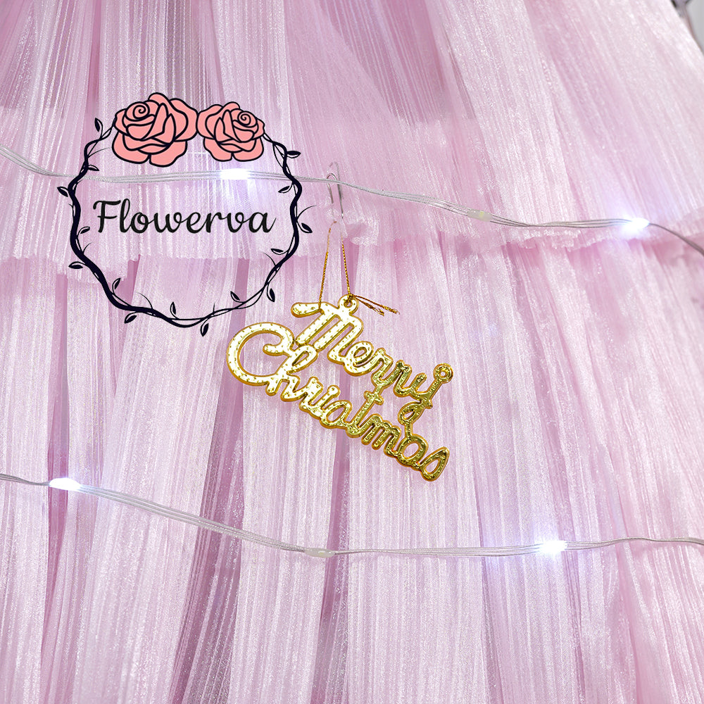 Flowerva "Frost Ballet" Art Christmas Tree Installation