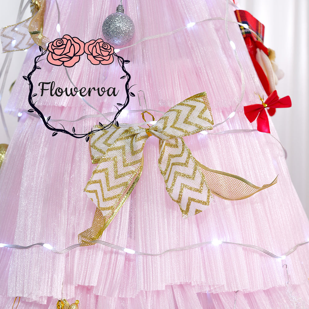 Flowerva "Frost Ballet" Art Christmas Tree Installation