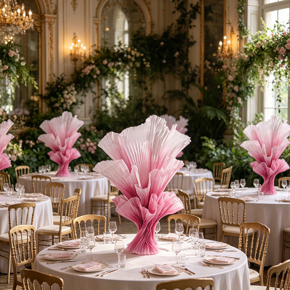 Flowerva "Romantic Light" Table Flower Wedding Decoration/Home Decor