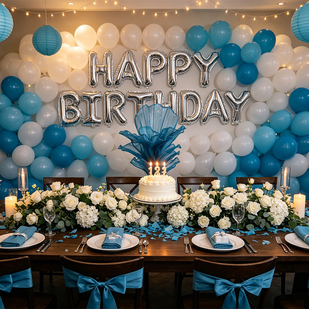 Flowerva "Ocean Love" Wedding Ceremony Deep Lake Blue