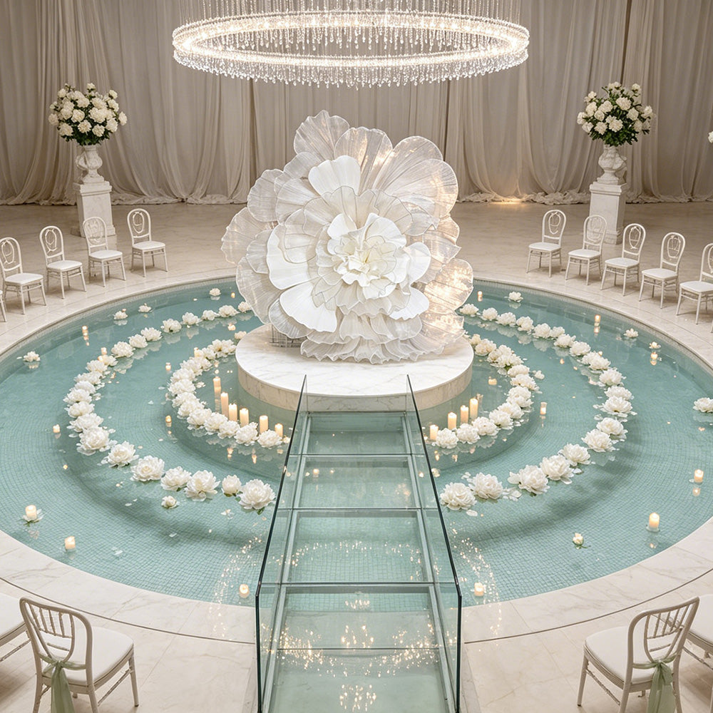 Flowerva Luminous Cloud Bloom Statement Decor