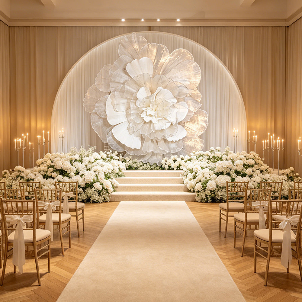 Flowerva Luminous Cloud Bloom Statement Decor