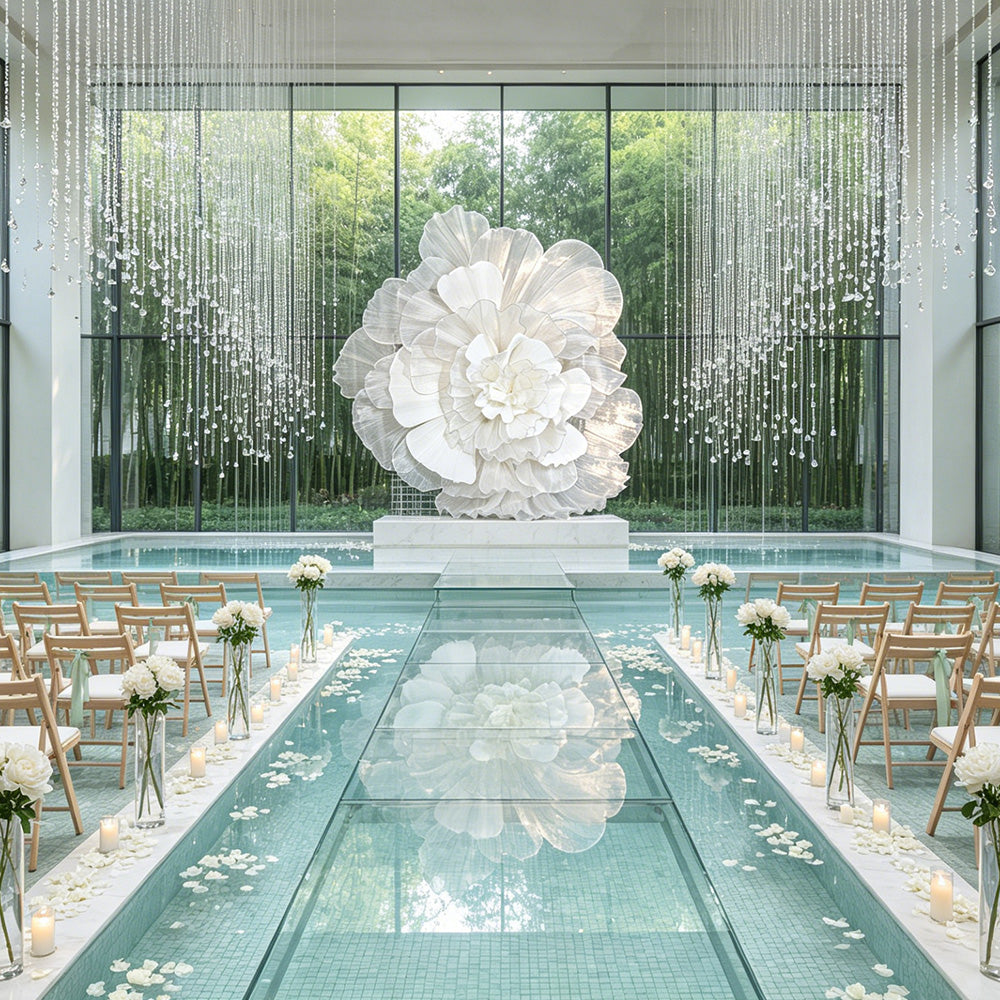 Flowerva Luminous Cloud Bloom Statement Decor