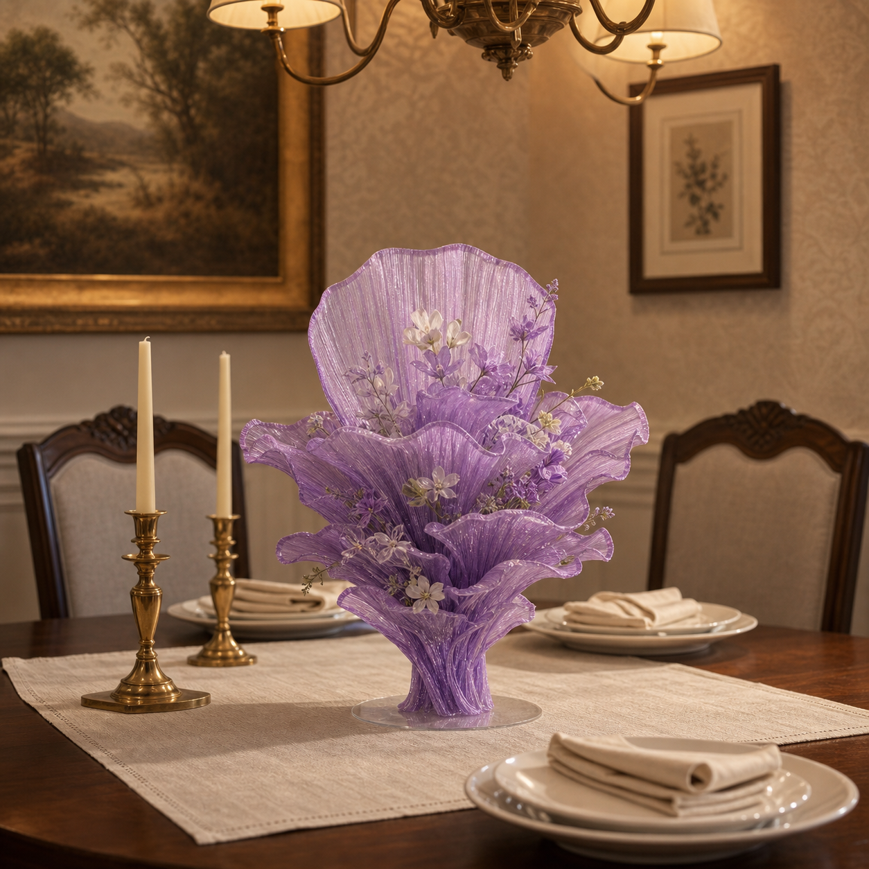 Flowerva Signature Sculptural Table Flower Ceremony Decor