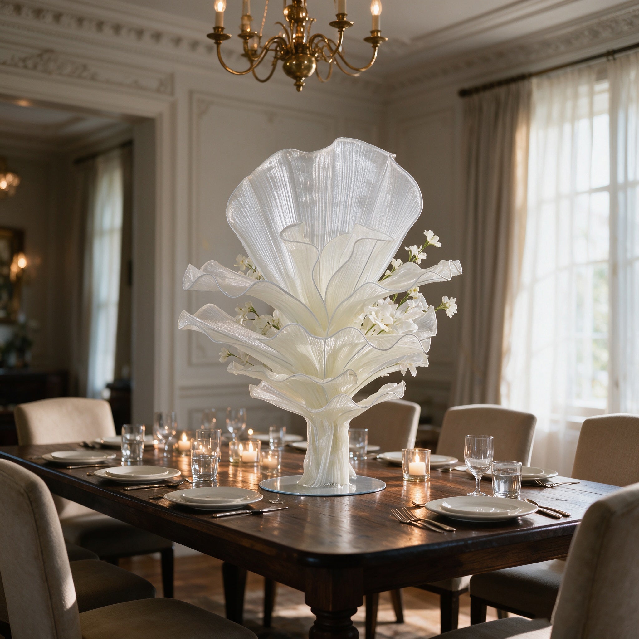 Flowerva Signature Sculptural Table Flower Ceremony Decor