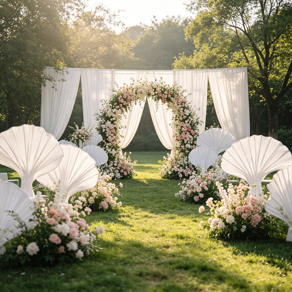 Flowerva Aetherial Plume Wedding Decor