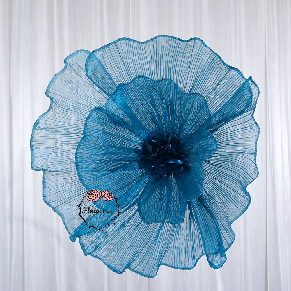 Flowerva Fabric Giant Flower Centerpiece Luxury Wedding & Event Decor