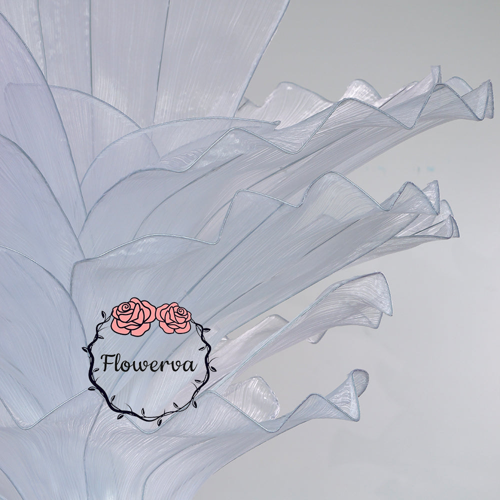 Flowerva Pure White Artistic Wedding Table Decorations