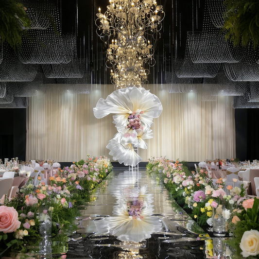 Flowerva Space Floral Sculpture Wedding Creative Installation
